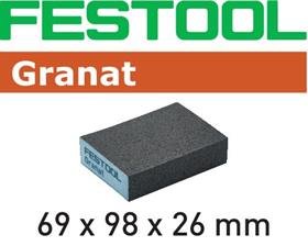 Губка шлифовальная Festool Granat 69x98x26 P220 GR/6 201083