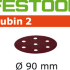Шлифовальные круги Festool Rubin 2 STF D90/6 P60 RU2/50 499078