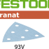 Шлифовальные листы Festool Granat STF V93/6 P40 GR/50 497390