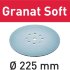 Шлифовальные круги Festool STF D225 P180 GR S/25 Granat Soft 204225 